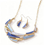 Bohemian Fashion Zinc Alloy Necklace and Earrings Set