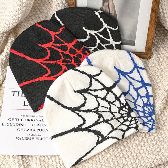 Men and Women's Warm Net, Jacquard Knitted Hat