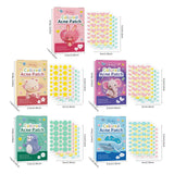 Fade Acne Marks Spot Cleaning, Closed Mouth Multi-style Graphic Acne Patch