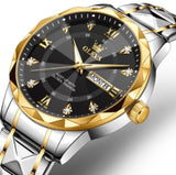 OLEVS Brand Men's Luminous Waterproof Business Quartz Watch