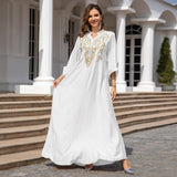 Muslim Women's Embroidered Robe Dress