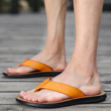 Casual Outdoor Breathable Slippers, Cross-border Plus Size Soft Bottom Flip-flops, Beach Shoes