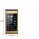 Dual Screen Flip Cover Elderly Phone, Backup Machine for Emergency