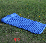 Tent Air Camping Mats, Inflatable Cushion Double Outdoor Picnic Beach Two-plaid Blanket, Baby Pad Home Rest Soft Mattress