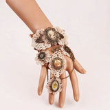 Women's Steam Engine Gear Hand Jewelry
