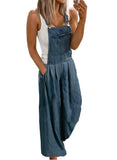 Sexy Women’s Suspender Jumpsuit – Casual Stitching Detail Fashion Overalls