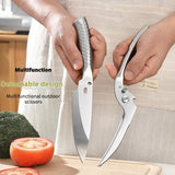 Stainless Steel, Shear Dual-purpose, Strong Kitchen Scissors