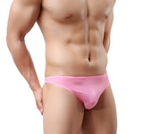 Ice Silk Thin Breathable Translucent Men's Thong (Pack of 2)