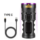 Six-core 365nm, High Power, UV Purple Light, Aluminum Alloy Torch