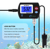PH Meter Analyzer Resolution with Backlight, PH-990 Test Meter, Aquarium Fish Tank Detector