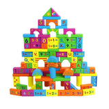 Large Wooden Educational Building Blocks Set