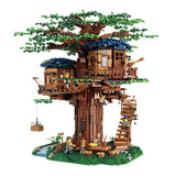 Four Seasons Tree House, Puzzle Assembled Building Blocks