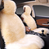 Winter Plush Car Seat Cover Set – Universal All-inclusive Three-piece Cushion