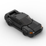 Modular Sports Car, Assembled Building Blocks Model
