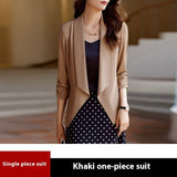 Sleeved Short-length Suit Top, Thin Casual Jacket