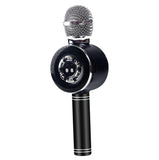Upgrade Version LED Glowing Wireless Bluetooth Microphone with Light