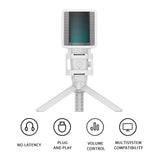 Desktop Game Recording Monitor, Condenser Microphone