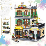Mini Tavern Restaurant Building Blocks Set for Children