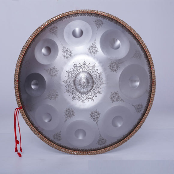 Mandala Engraved Version Hand Disc Drum, Music Instrument