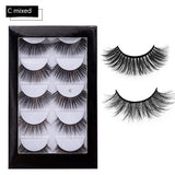 Chemical Fiber False Eyelashes Thick Natural Curling