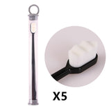 Ultra-fine Super Soft Bristle Deep Cleaning Brush, Oral Teeth Care Cleaning Travel Tool