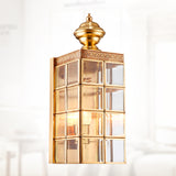 Balcony Courtyard Pavilion Full Copper LED Wall Lamp