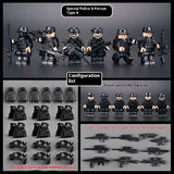 Military Building Blocks Doll, Assembled Desert Army
