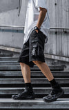 Workwear, Men's Loose Casual Street, Dark, Large Size Shorts