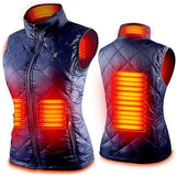 USB Rechargeable Electric Heating Vest Jacket for Women