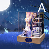 Handmade DIY Hut Assembling Toy, Wooden Doll House