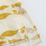 Loose Printed Long Shirt, Elastic Waist Shorts + Shirt Suit