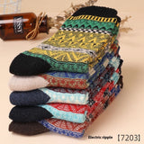 Retro Thick Line Stockings, Autumn and Winter Warm Tibetan Style
