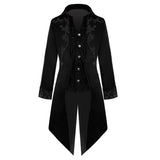 Swallowtail Medieval Retro Men's Punk Gothic Coat