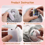 Soothing Sensory Plush Toy that Relieves Anxiety, Breather for Newborns and Grownups, Bunny Comforter to Conciliate Senses