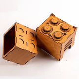 Wooden Decryption Box, Puzzle Building Blocks Safety Toys