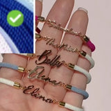 Personalized Name, Colorful Rope Chain Bracelet, Adjustable Hand Jewelry for Girls