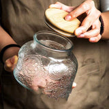 Glass Storage Jar, Snack Tea Household Sealed Bottles