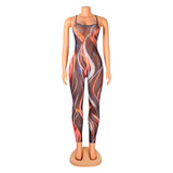 Women’s Mesh Suspender Jumpsuit – Sheer Lightweight Sleeveless Outfit