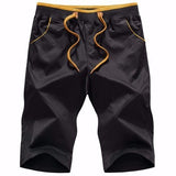 Men’s European and American Style Cotton Straight Pants – Mid-waist Washed Summer Wear