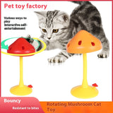 Cat Bite Rotating Mushroom, Relieving Stuffy Pet Toy