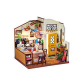 DIY Miniature Dollhouse Kit – Cottage Creative Hand-assembled Small House Model Toy for Children