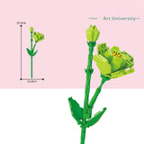 Building Blocks, Flower Decoration Bouquet Rose Assembled Toy