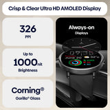 Women's Smart Watch – Fitness & Sports Display, 316L Stainless Steel