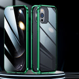 Double-sided Magnetic Glass Phone Case with Full Protection