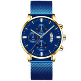 Business Luxury Gifts for Men, Mesh Band Quartz Watch