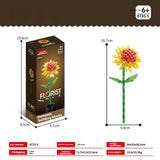 Building Block Flower Small Particle Assembly Toy