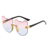 Cute Cat Ear, Frameless Sunglasses for Kids