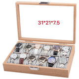 Watch Jewelry Storage Box, Glass Skylight Watch, Display Case
