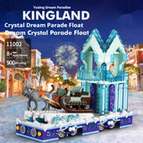 Park Roller Coaster, Assembled Model, Building Blocks Toys