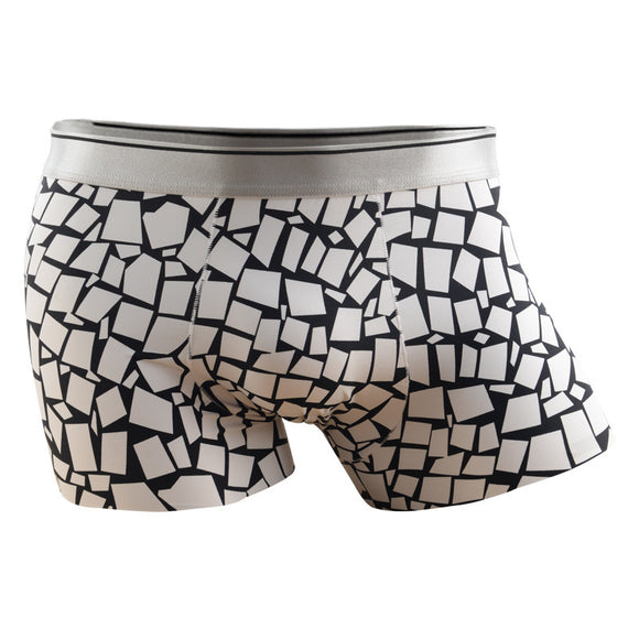 Ice Silk Men's Underwear Boxer Shorts, Seamless Underpants